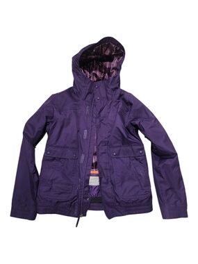 Burton Purple Hooded Snowboard Jacket Women's Size L